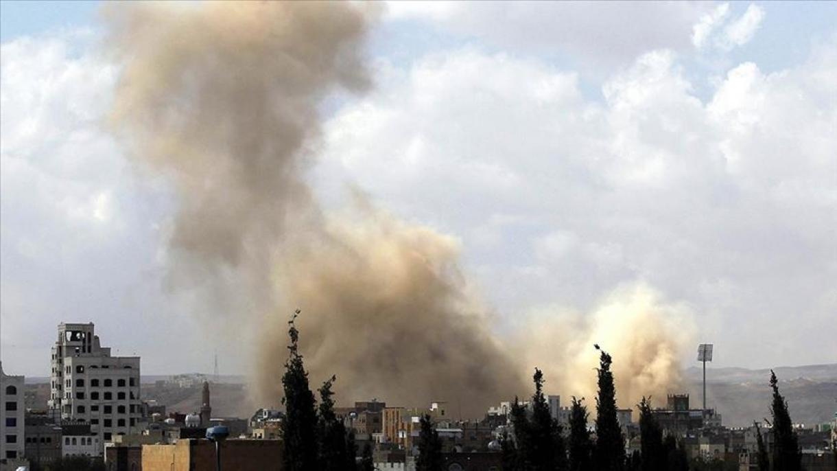 حملات هوایی نیروهای ائتلاف به اهداف حوثی‌ها در یمن