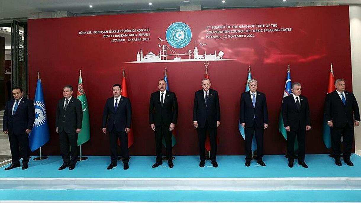 Лидерите на турскиот свет се состанаа во Истанбул на 8. Самит на шефови на држави на Турскиот совет