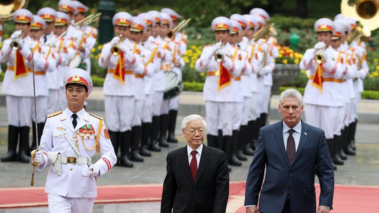 Díaz-Canel se reúne con el presidente vietnamita para reforzar relaciones