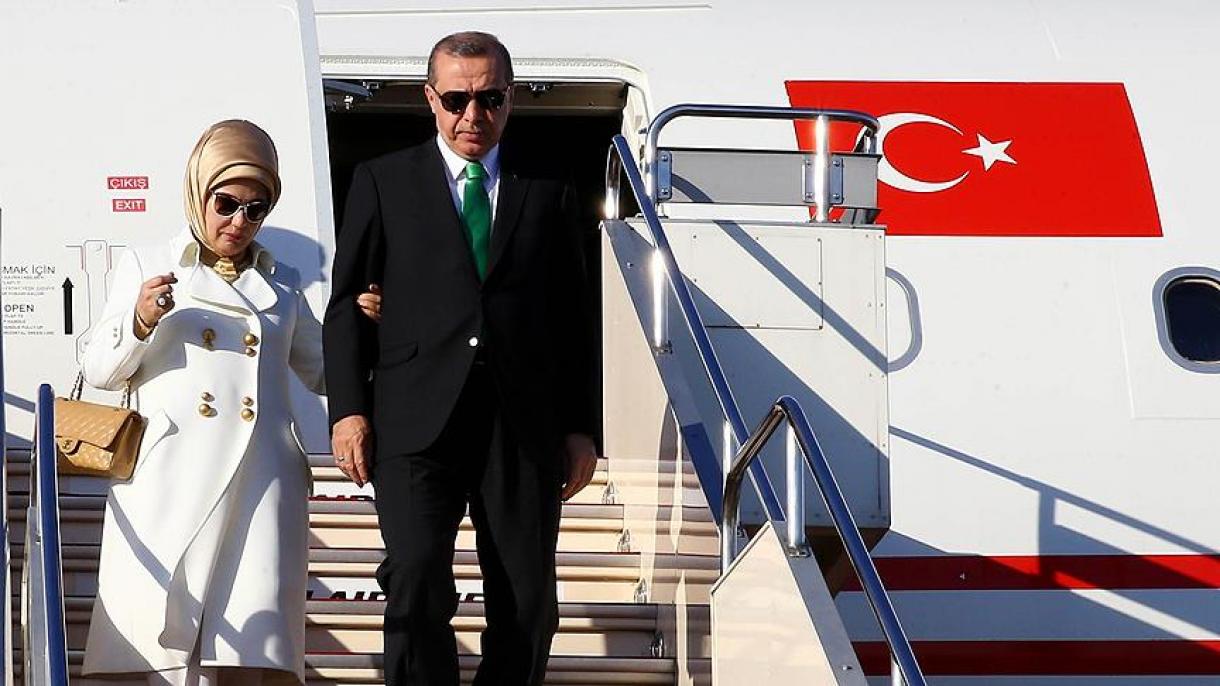 Presidente Erdogan retorna dos EUA à Turquia