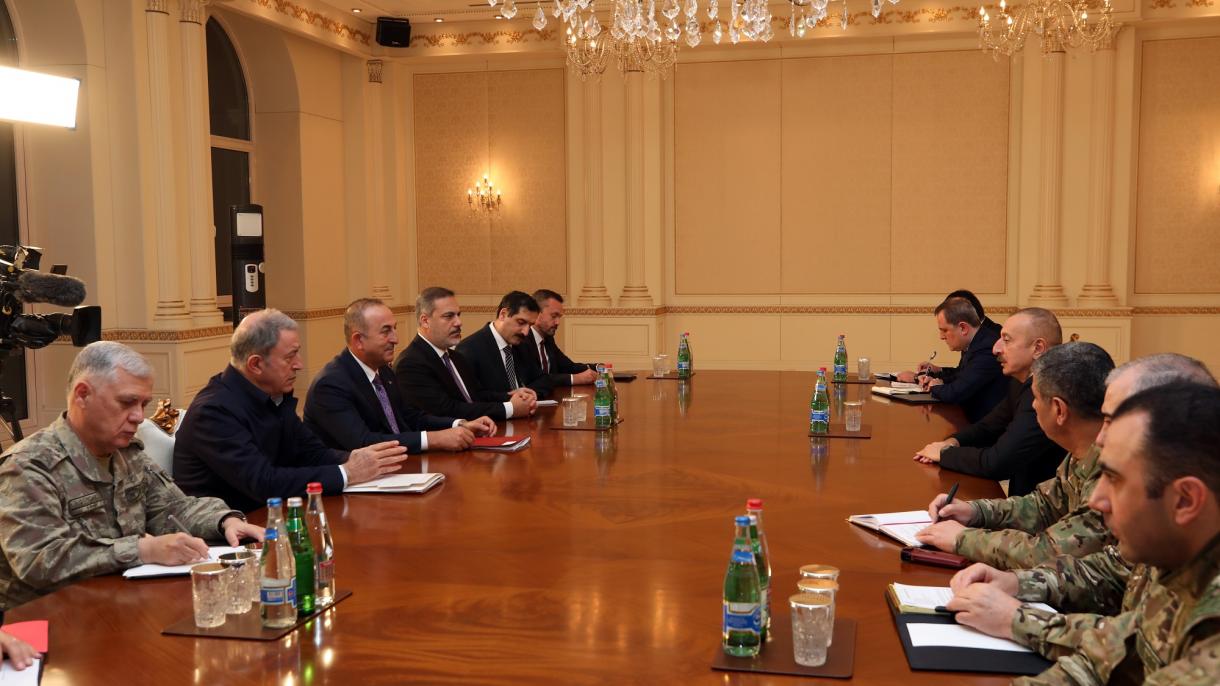 Aliyev: “Siempre hemos sentido el apoyo de nuestro hermano Turquía”