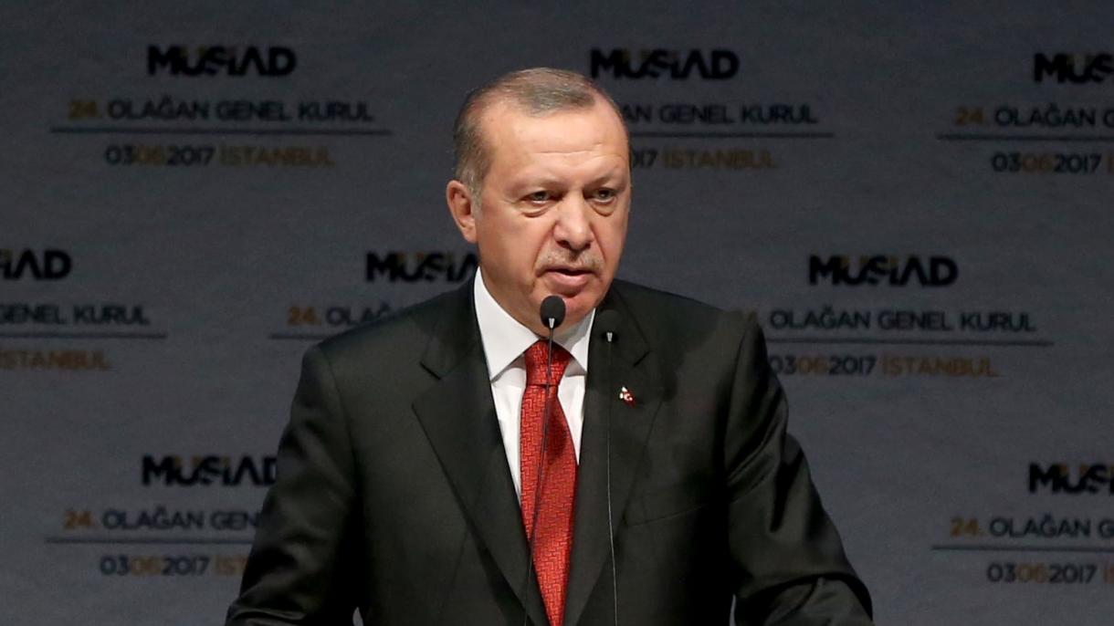 Erdogan insta os investidores turcos a desempenharem um papel produtivo
