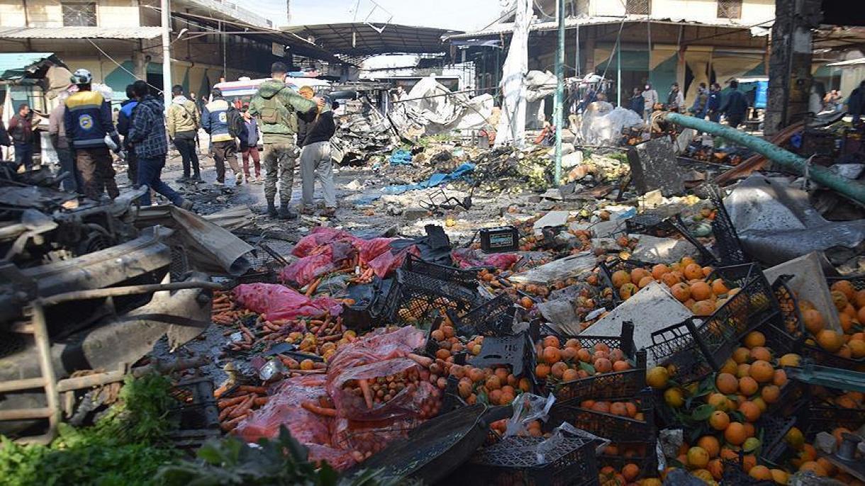 حمله تروریستی در عفرین 4 کشته و 20 زخمی برجای گذاشت