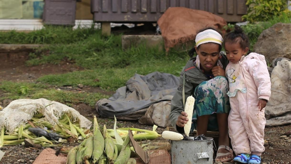 ایتھوپیا میں خشک سالی وسیع پیمانے کے غذآئی بحران سے دو چار