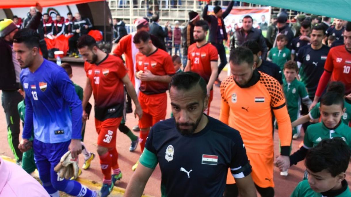 El fútbol le da un descanso a Alepo en medio de la guerra