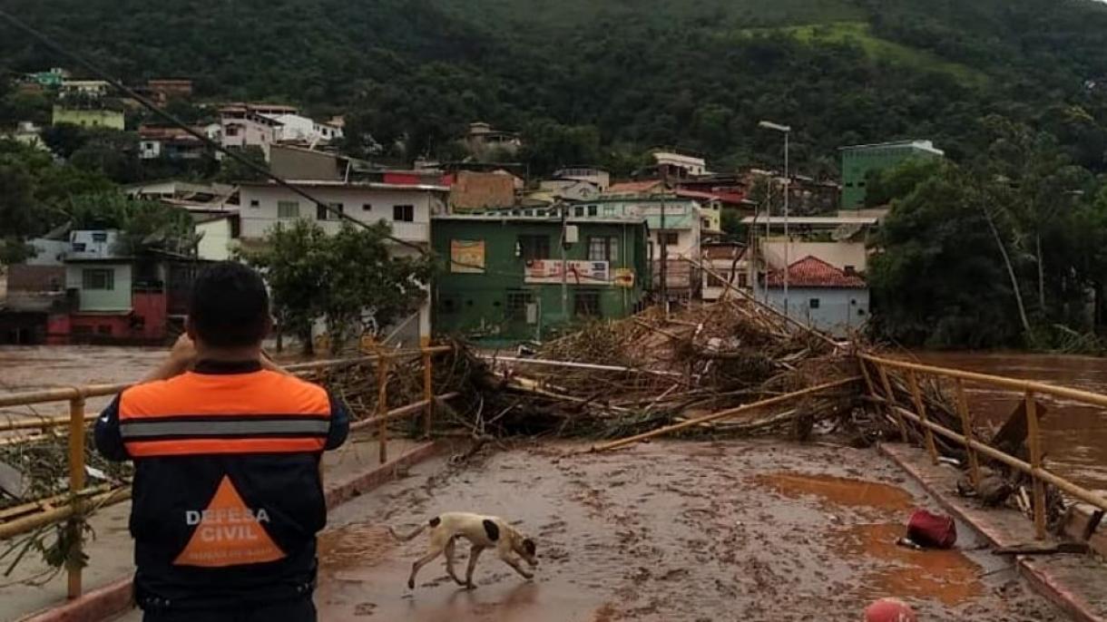 افزایش شمار جان باختگان در رانش زمین و سیلاب در برزیل