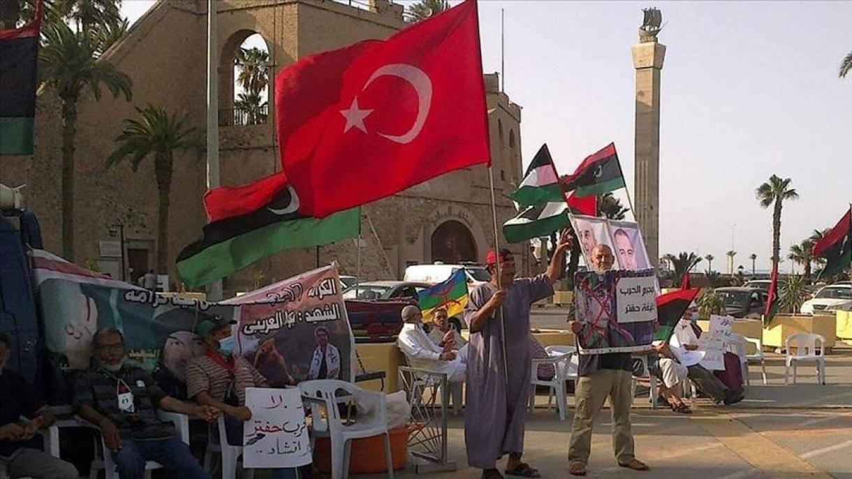 مردم لیبی با ترکیه اعلام همبستگی کردند