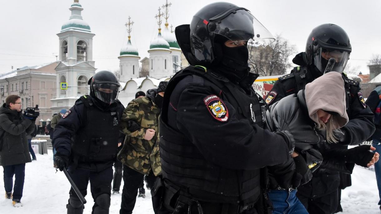 Russiýada Alekseý Nawalnyýnyň azat edilmegi üçin geçirilýän protestler dowam edýär