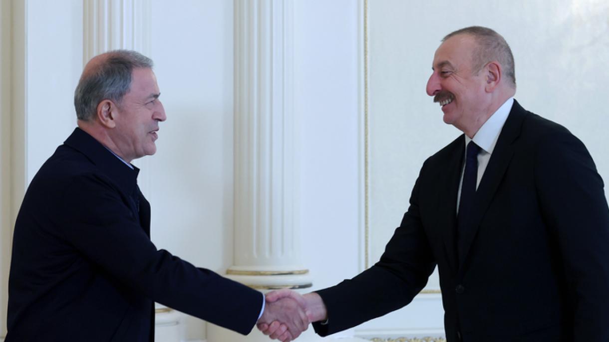 دیدارهای وزیر دفاع ملی ترکیه در آذربایجان
