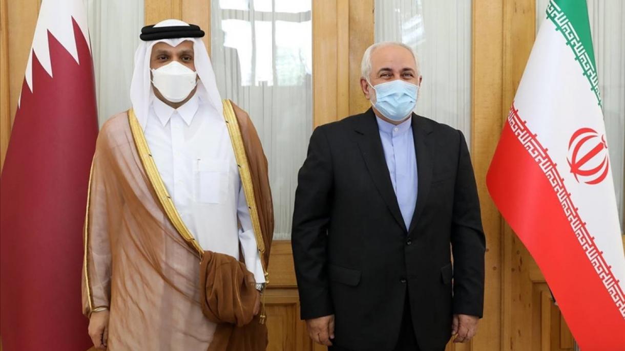 دیدار وزرای امورخارجه ایران و قطر در تهران