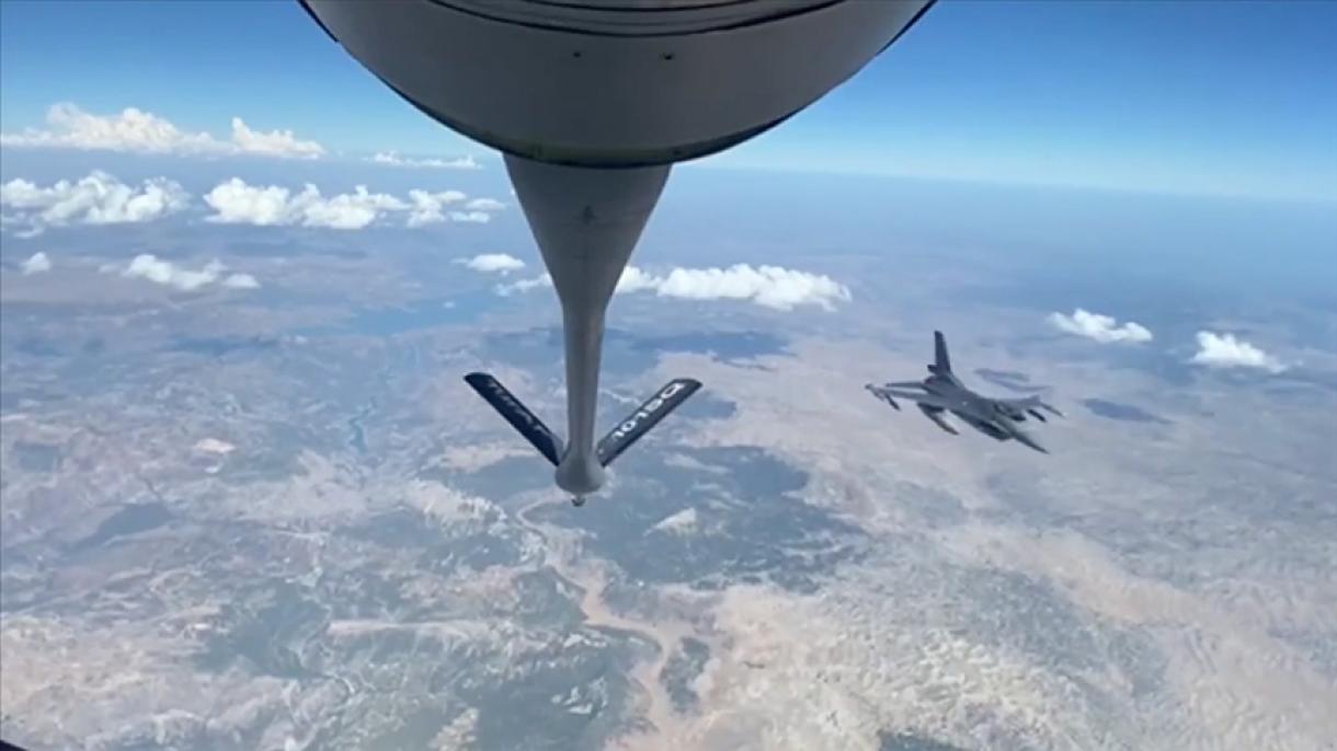 پرواز آموزشی هواپیماهای ترکیه در حریم هوایی بین المللی مدیترانه