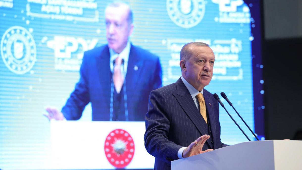 ایردوغان: بورغولش کیمه لریمیز قطاریگه ینگی مودرن بیر کیمه کیریتیلدی