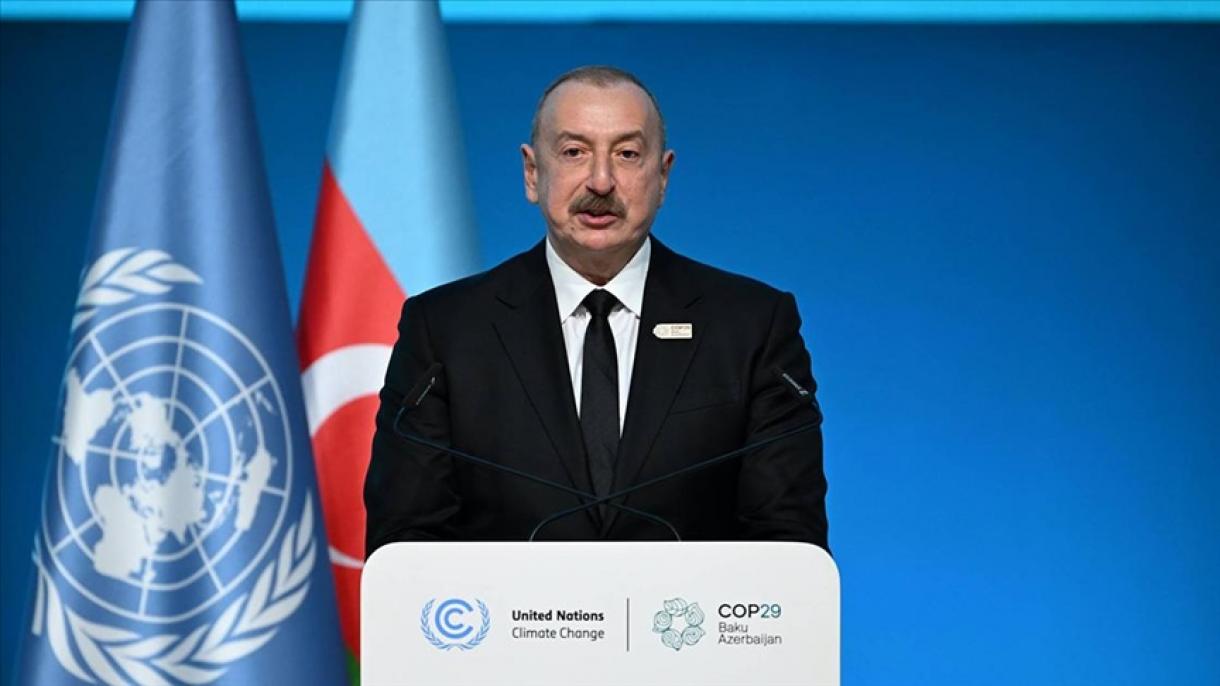 Алиевдин Cop29 билдирүүсү