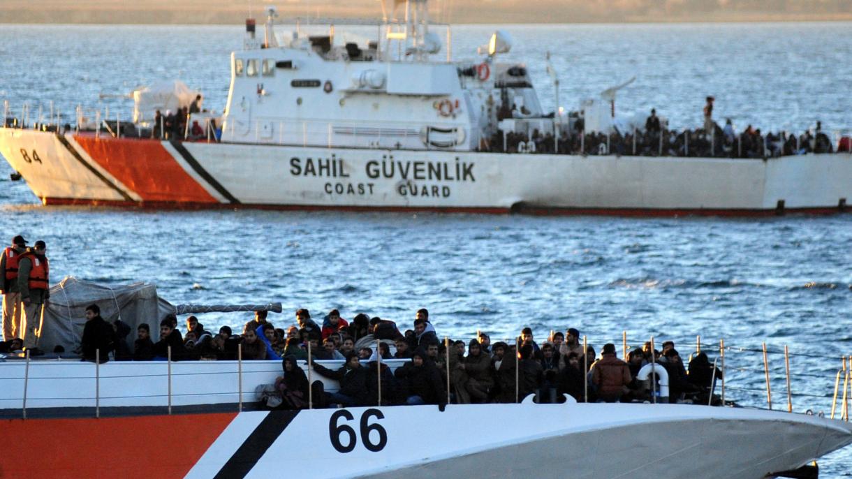 چناق قلعے میں ایک کارگو بحری جہاز کے ذریعےغیر ممالک جانے کے خواہاں 370 افراد کو حراست میں لے لیا گیا