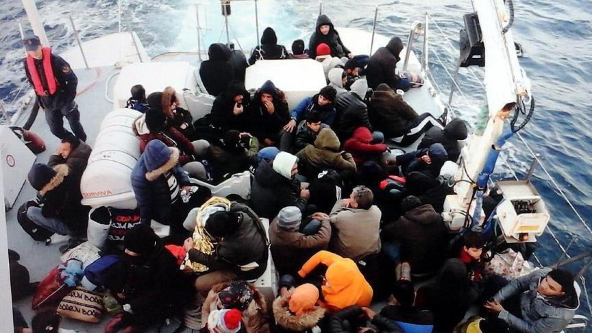 62 مهاجر در سواحل ازمیر ترکیه نجات داده شدند