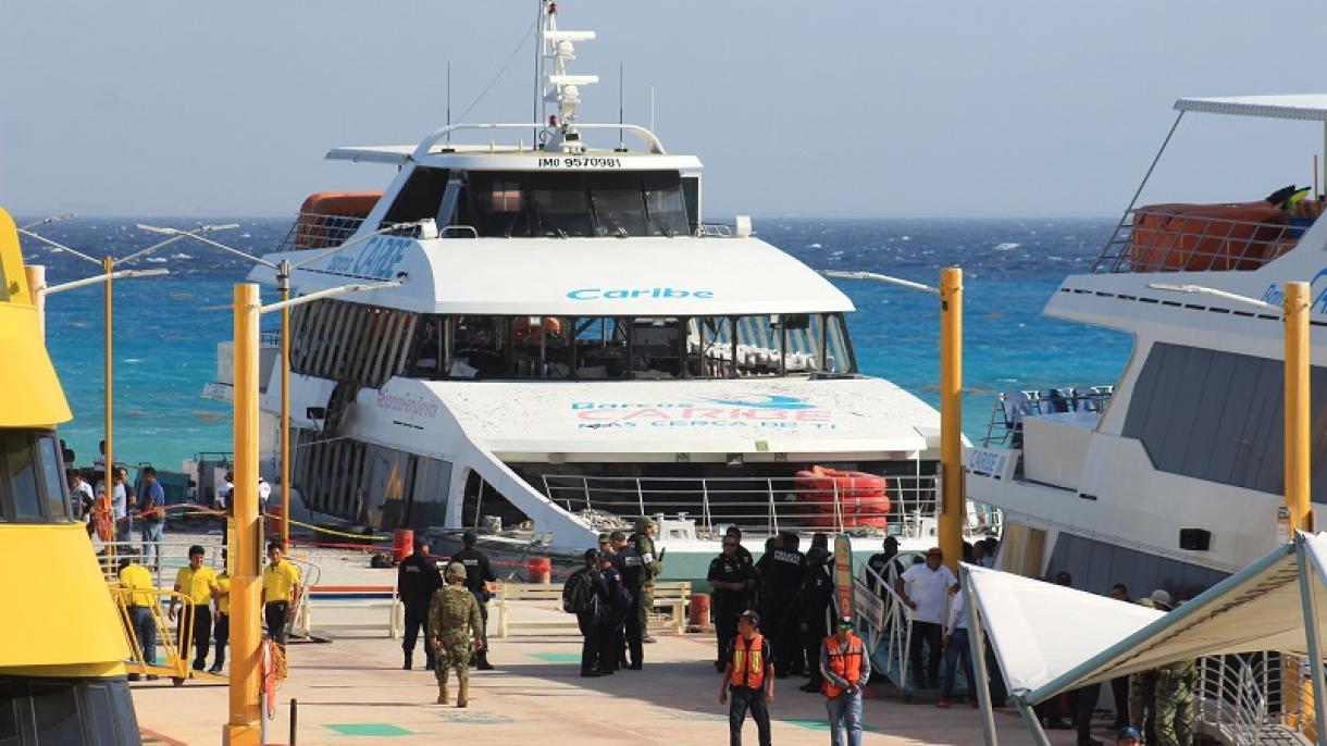 Explosión en un ferry en Playa del Carmen, México, deja varios heridos