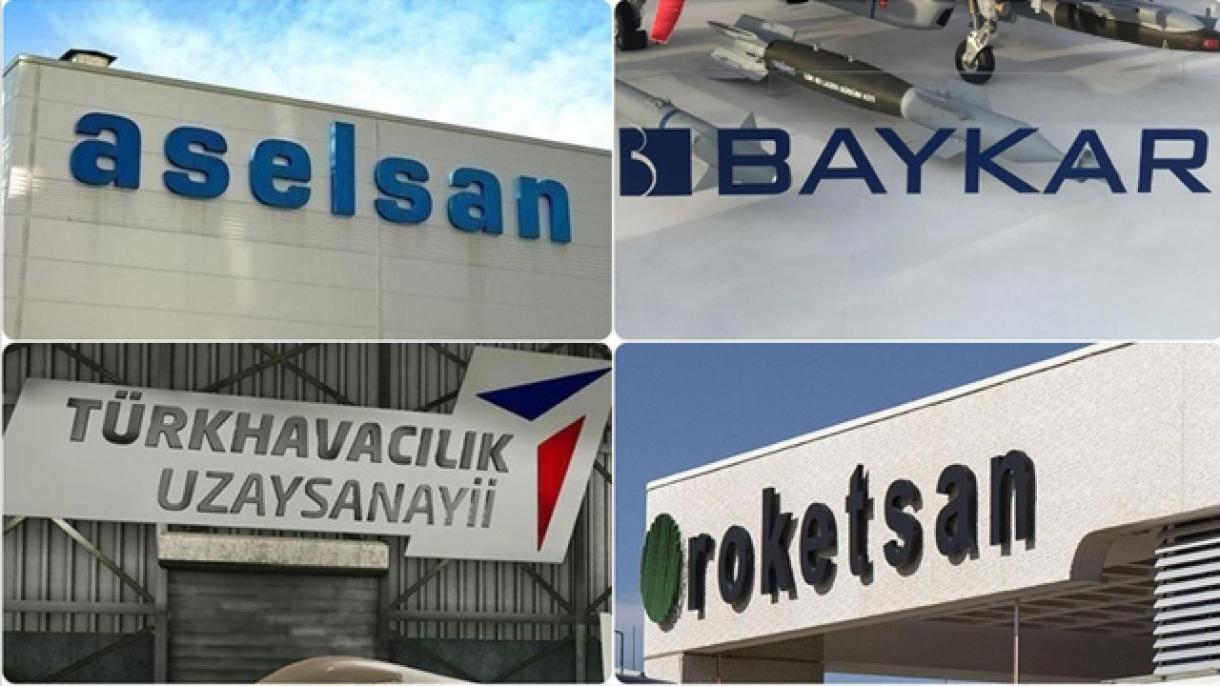 ثبت چهار شرکت ترکیه‌ای در لیست 100 شرکت برتر صنعت دفاعی
