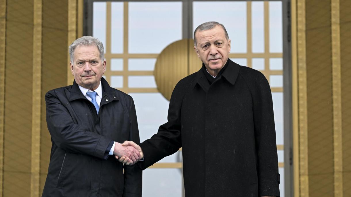 Il presidente Erdogan incontra il suo omologo finlandese Niinistö ad Ankara