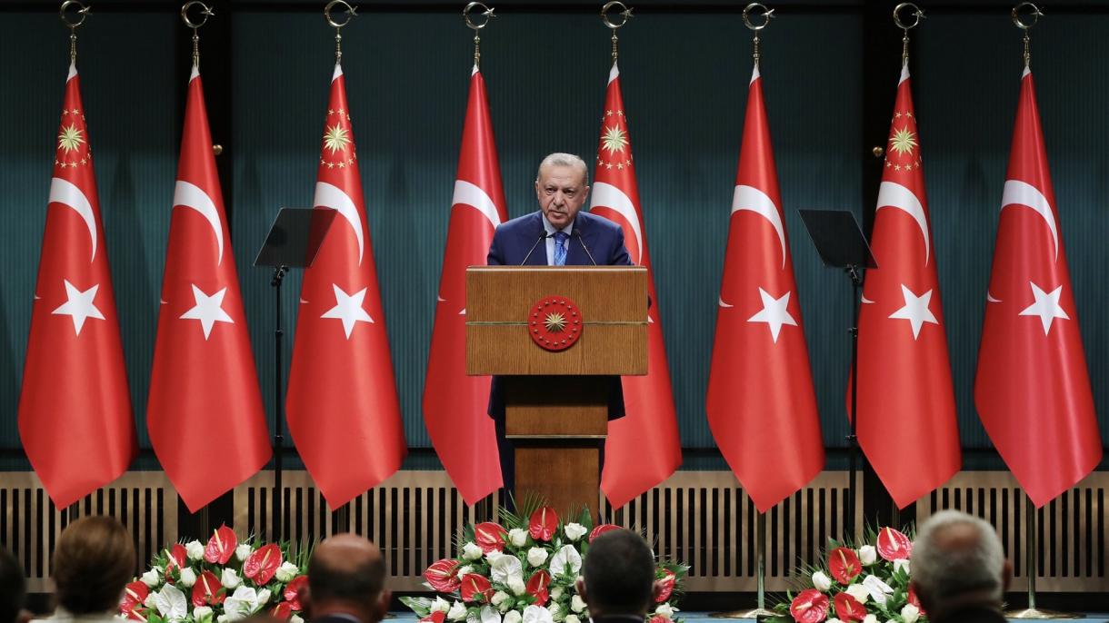 Președintele Erdogan a făcut declarații după reuniunea Consiliului de miniștri