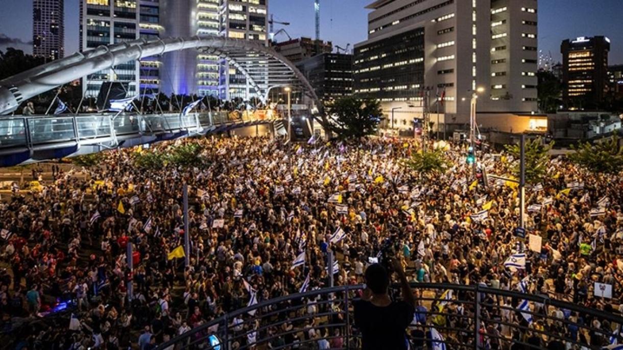 Ysraýyldaky Protest Ýörişleri Dowam Edýär