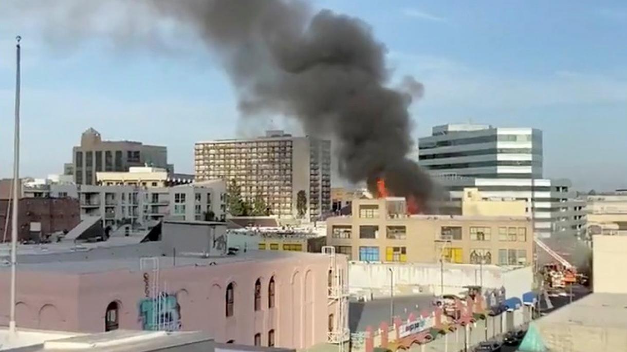 美国洛杉矶市一建筑物发生爆炸:11伤