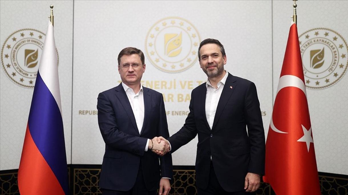 Bayraktar y Novak  conversaron sobre la cooperación energética entre ambos países