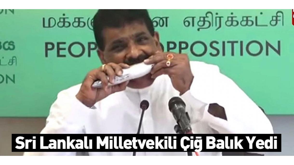 Nyers halat evett a volt Srí Lanka-i halászati miniszter