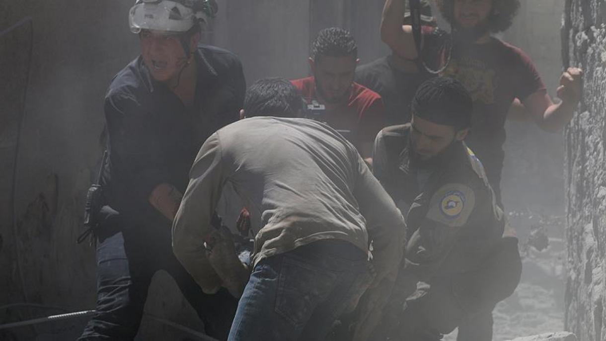 Forțele lui Assad au bombardat civilii cu bombe cu vid