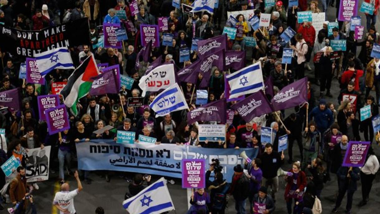 АҚШ-тың бейбітшілік жоспары Израильде протест етілді