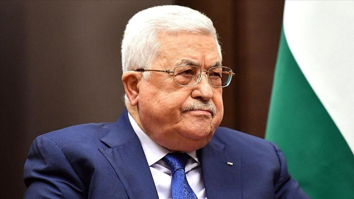 Mahmúd Abbász Ramallahban találkozott a francia államfővel