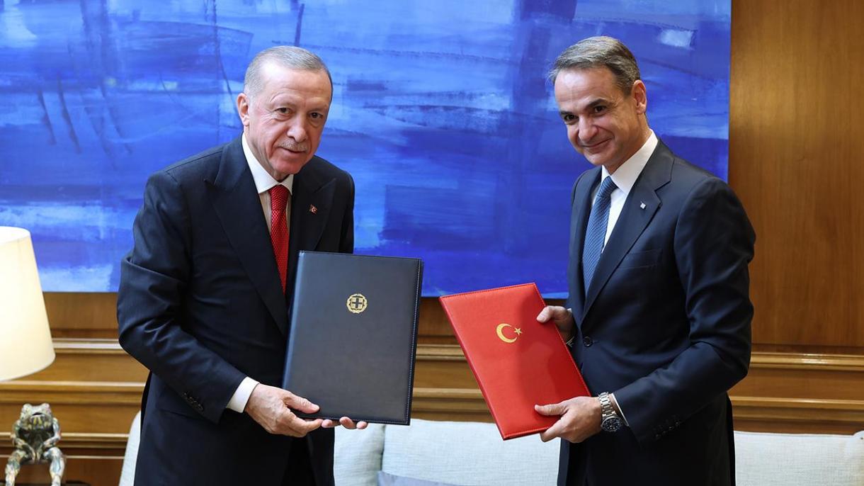 EUA saudaram o encontro entre Erdogan e Mitsotakis