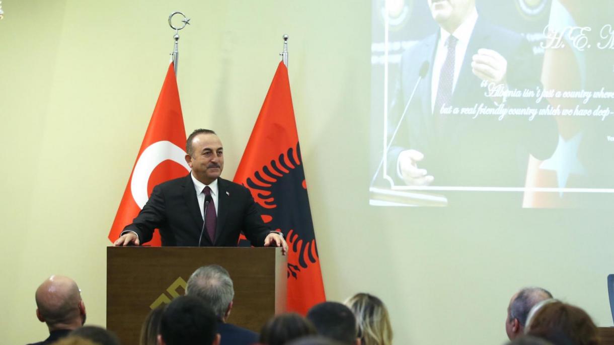土耳其外长在阿尔巴尼亚展开接触活动