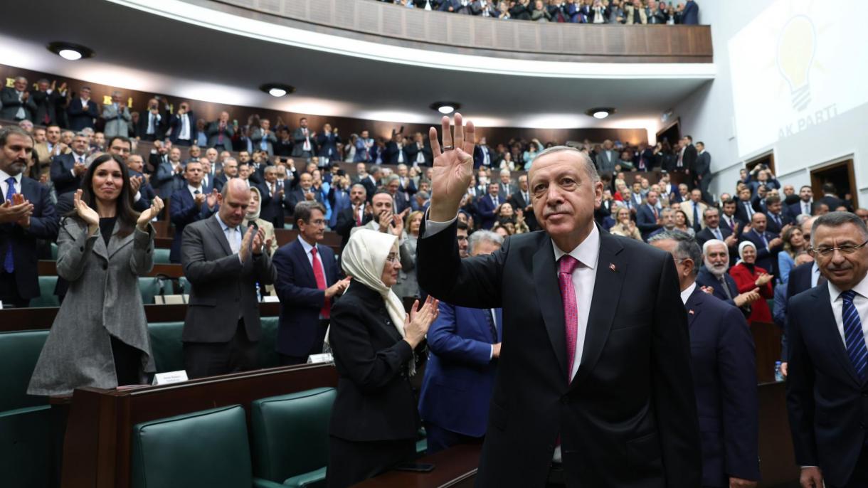 ولسمشر اردوغان په ملي شورا کې د خپل ګوند اونیزې غونډې ته وینا وکړه