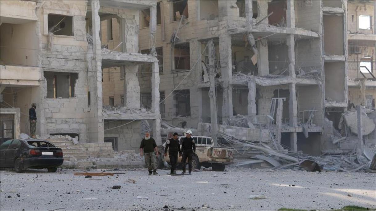 20 کشته در جریان حملات هوایی رژیم اسد در ادلب