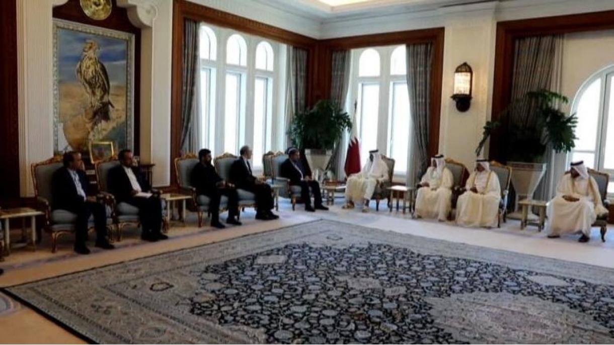 دیدار امیر قطر با معاون اقتصادی رئیس جمهور ایران