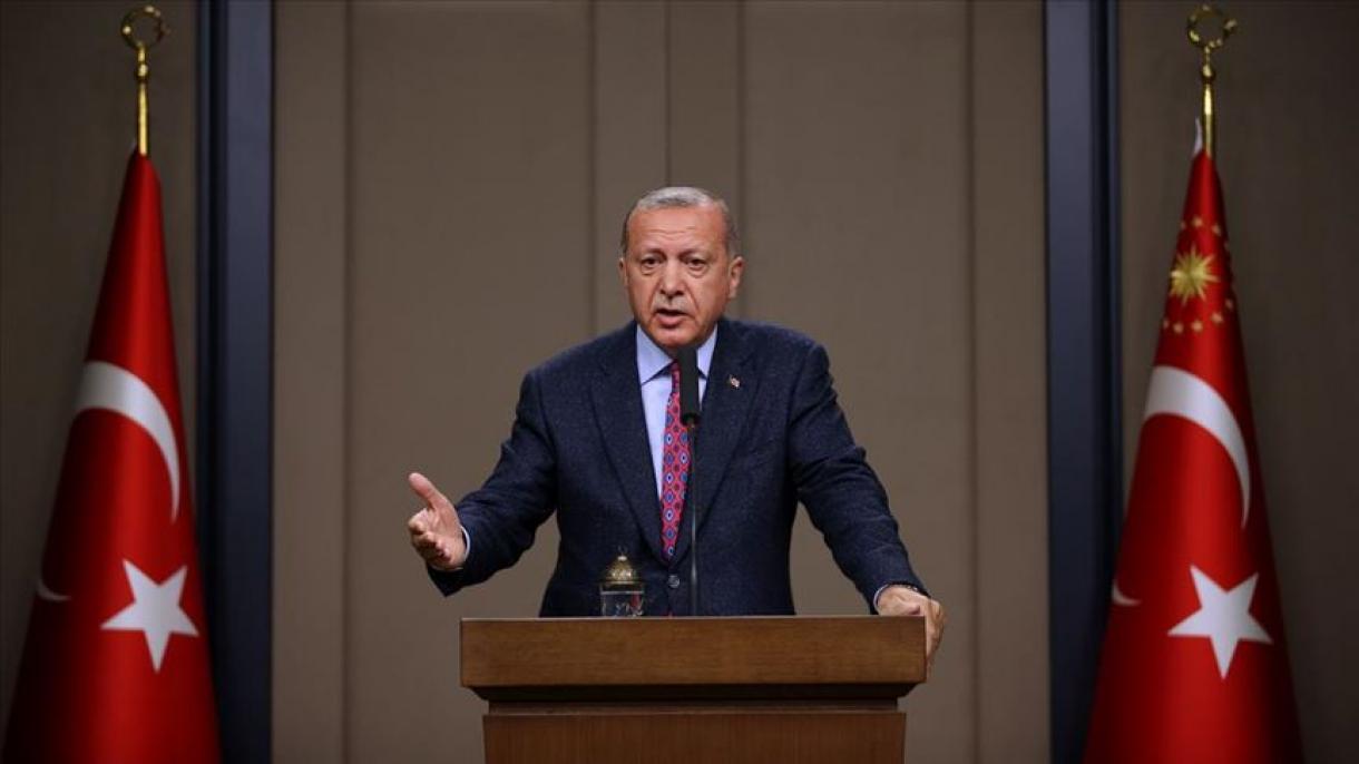 Türkiyə prezidenti mətbuat nümayəndələrinə açıqlamalar verdi