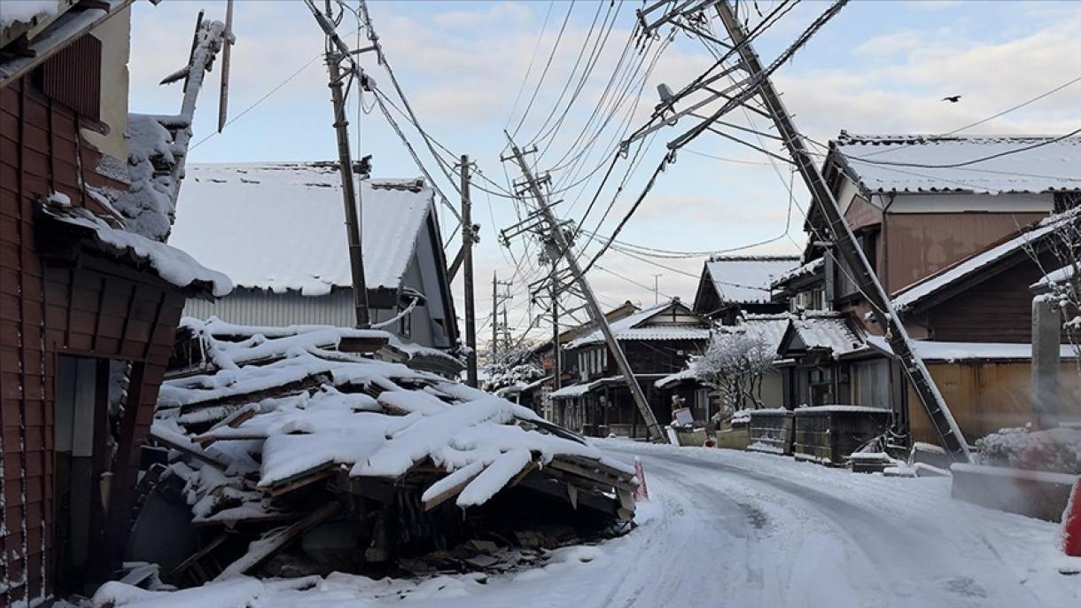 ژاپندا زلزله‌دن اؤلنلرین ساییسی گۆنجللندی
