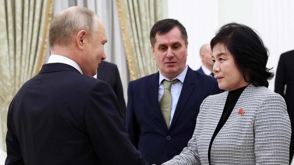 دیدار رئیس جمهور روسیه با وزیر امورخارجه کره شمالی