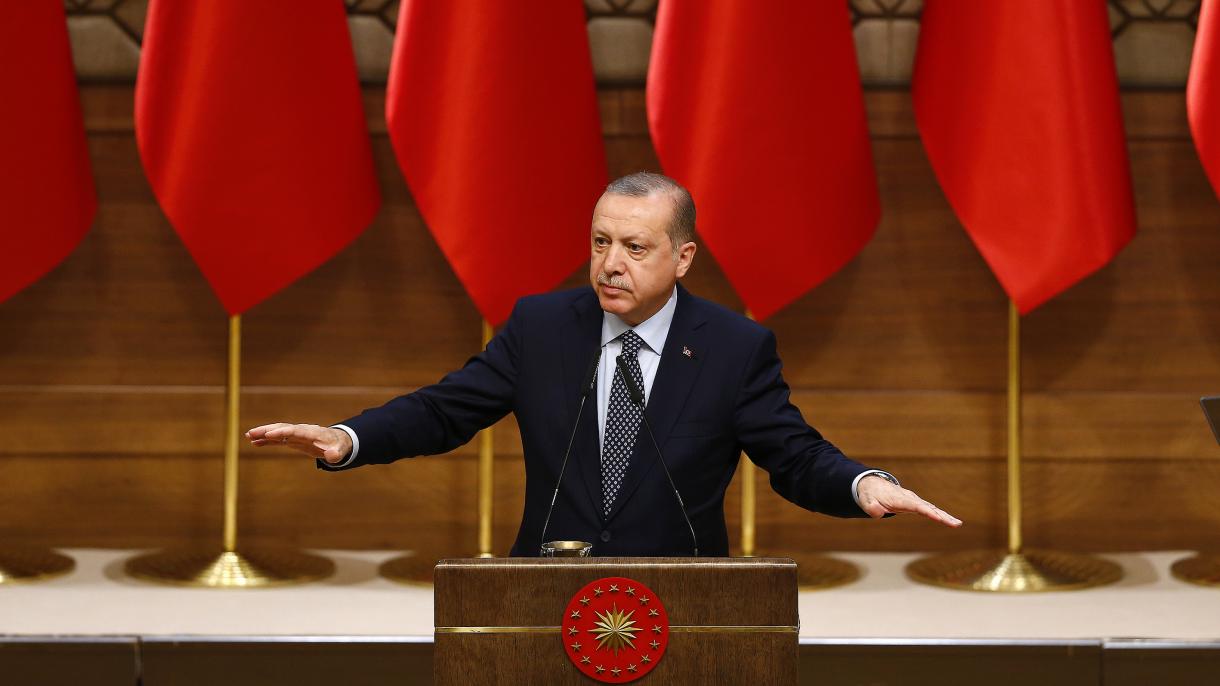بیانات اردوغان در مراسم اعطای جوایز توبیتاک