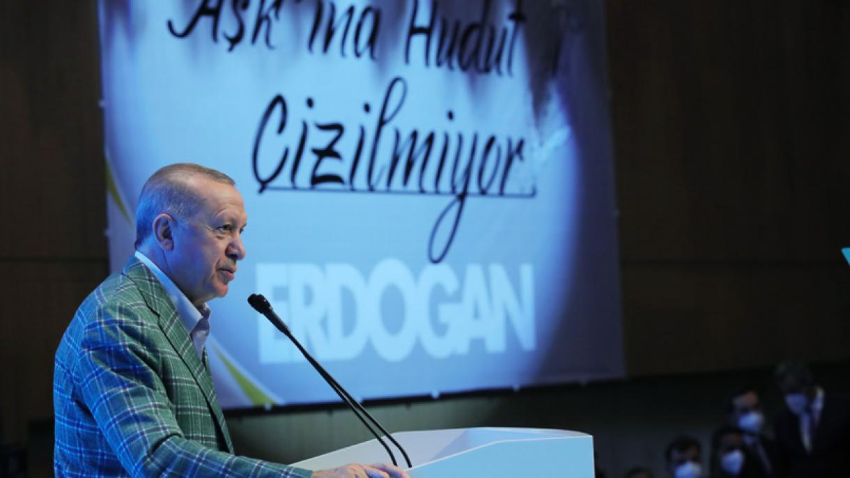 Эрдоган Кахраманмарашта жаштар менен жолукту