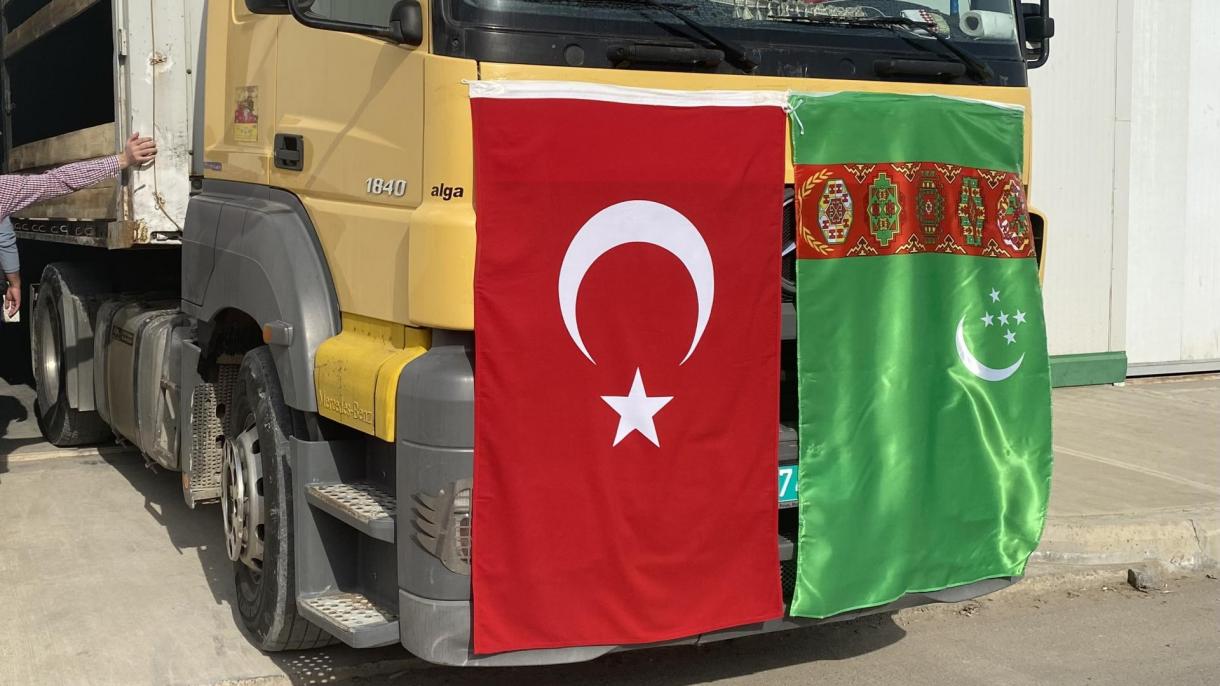 türkmenistan apet rayonigha yardem yollidi