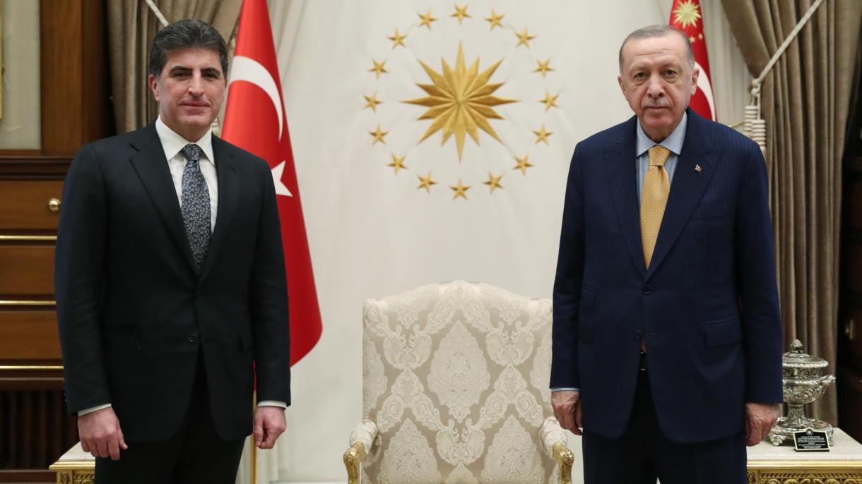 Президентът Ердоган прие Барзани