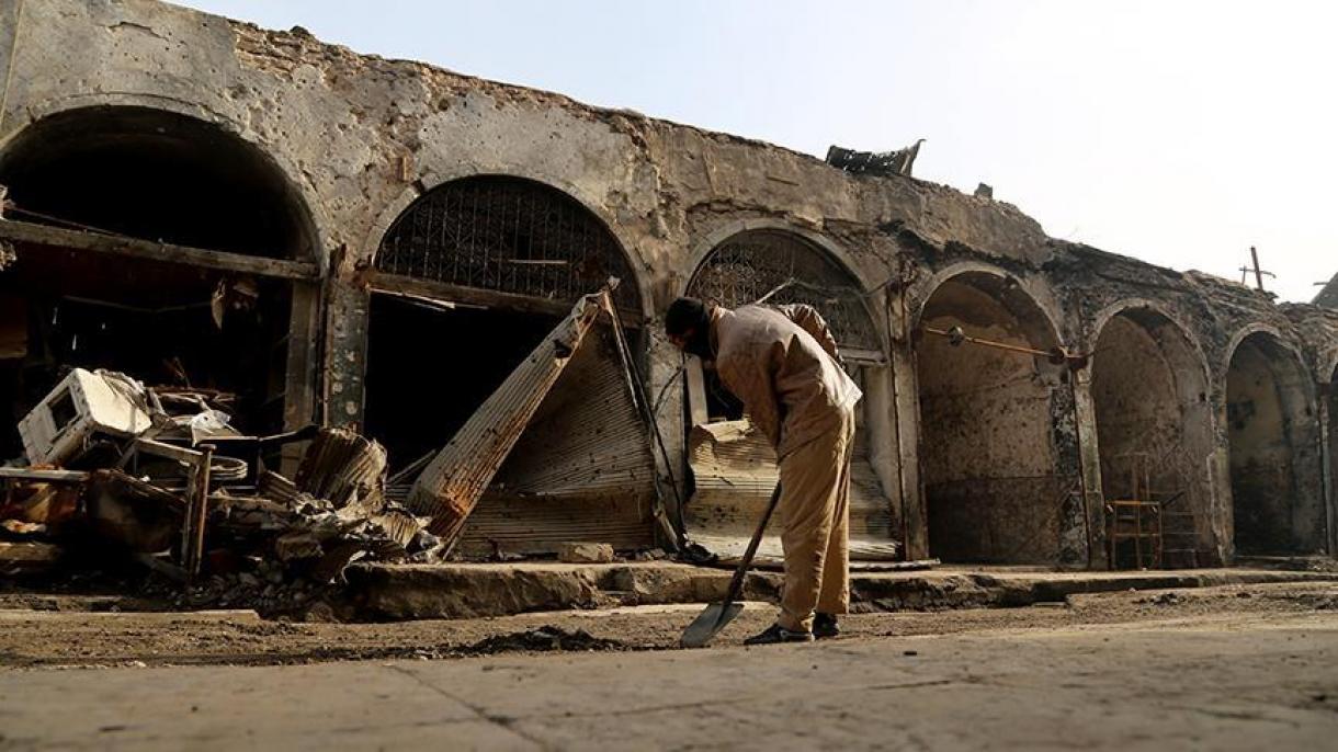 Mosuldakı tarixi bazar yeri təmir olunur