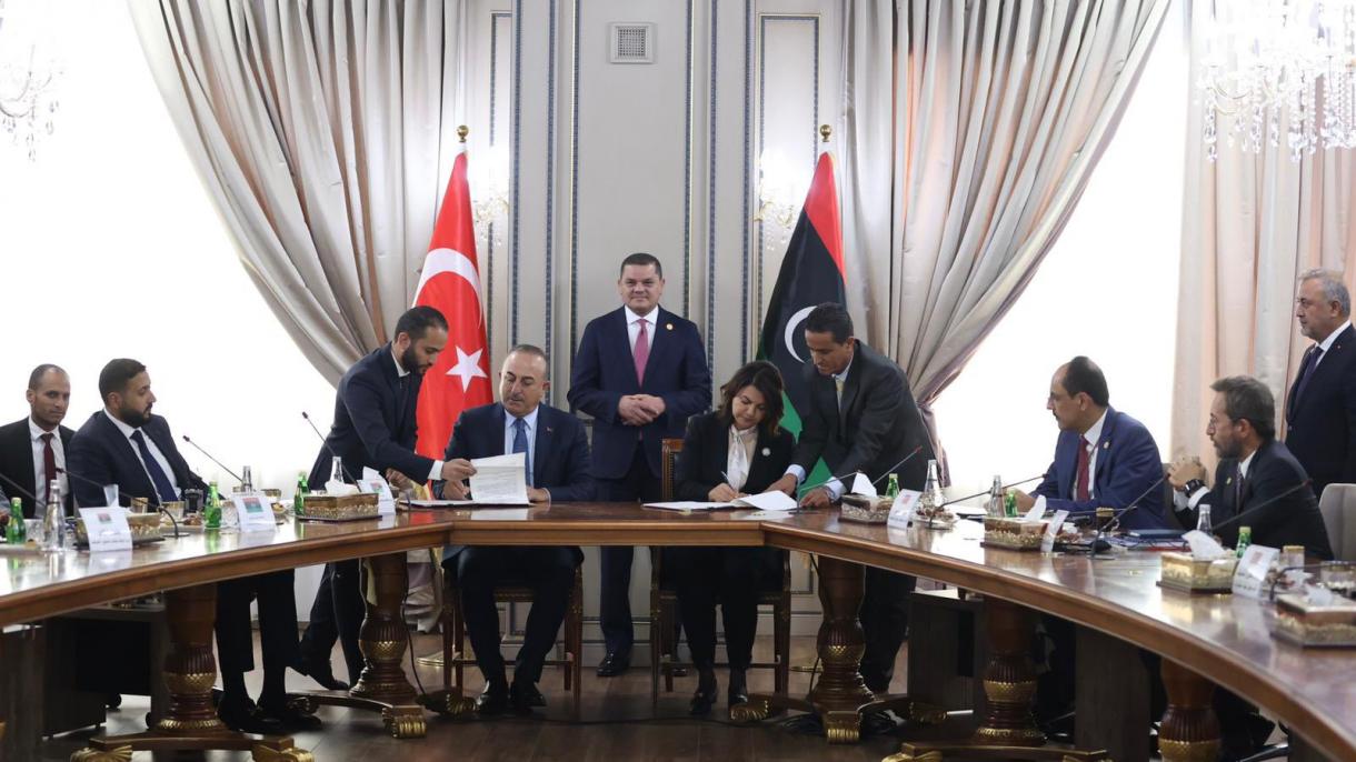 ترکیہ اور لیبیا کے درمیان ہائیڈرو کاربن کے شعبے میں مفاہمت کی ایک یادداشت پر دستخط