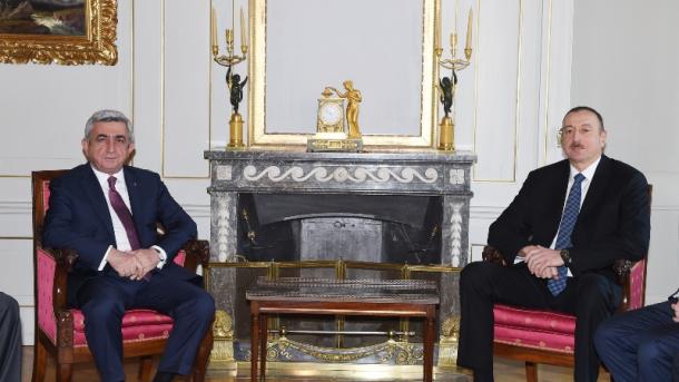 Aliyev y Sargsián se reunen otra vez tras cinco meses