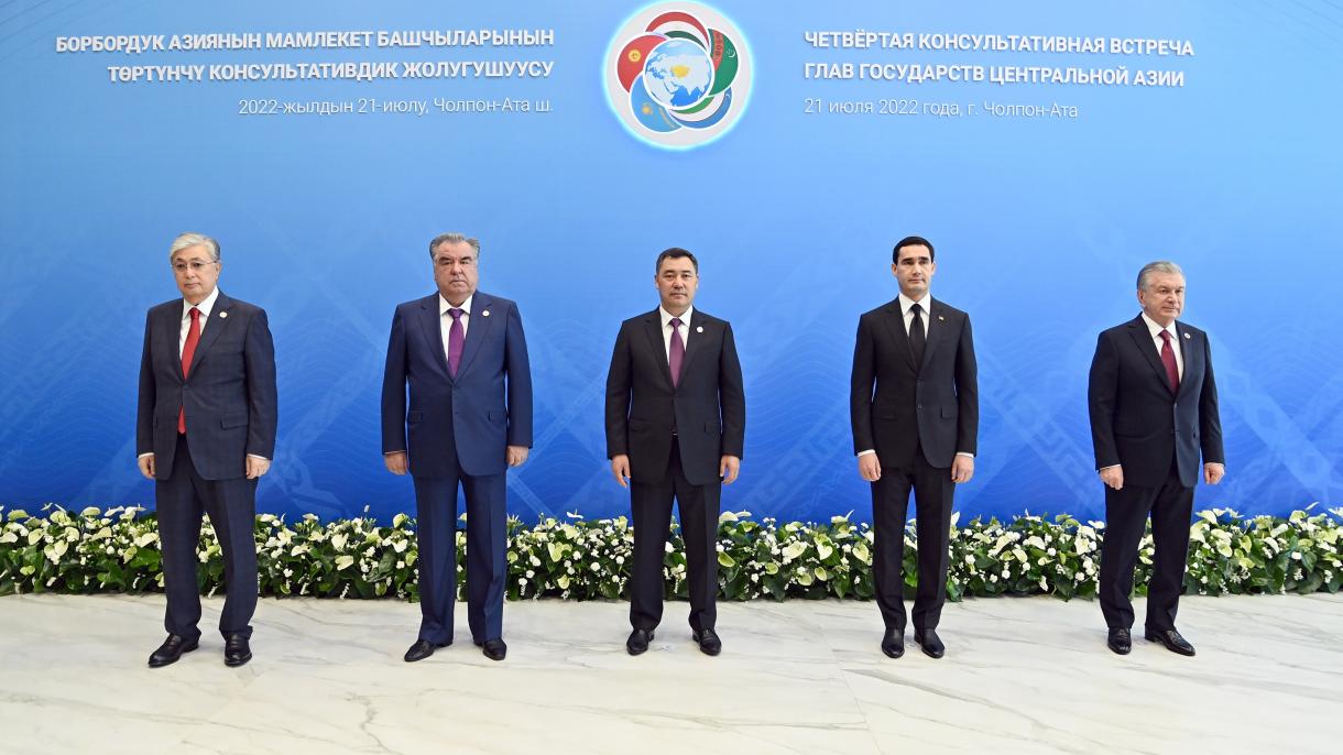 Orta Asya liderleri Kırgızistan'da 1.jpg