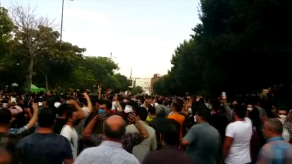 Eýranyň Töwriz şäherinde Huzistan welaýatynda geçirilýän protestlere goldaw berildi