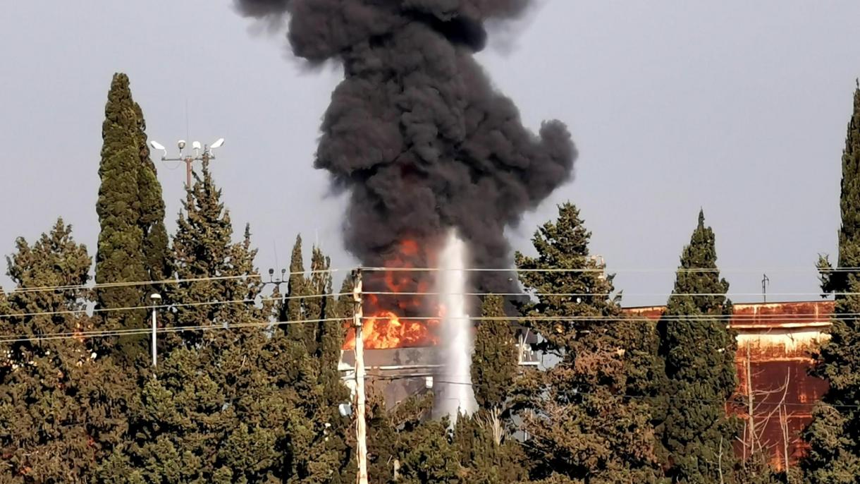 Голям пожар на съоръжение за нефт в Ливан