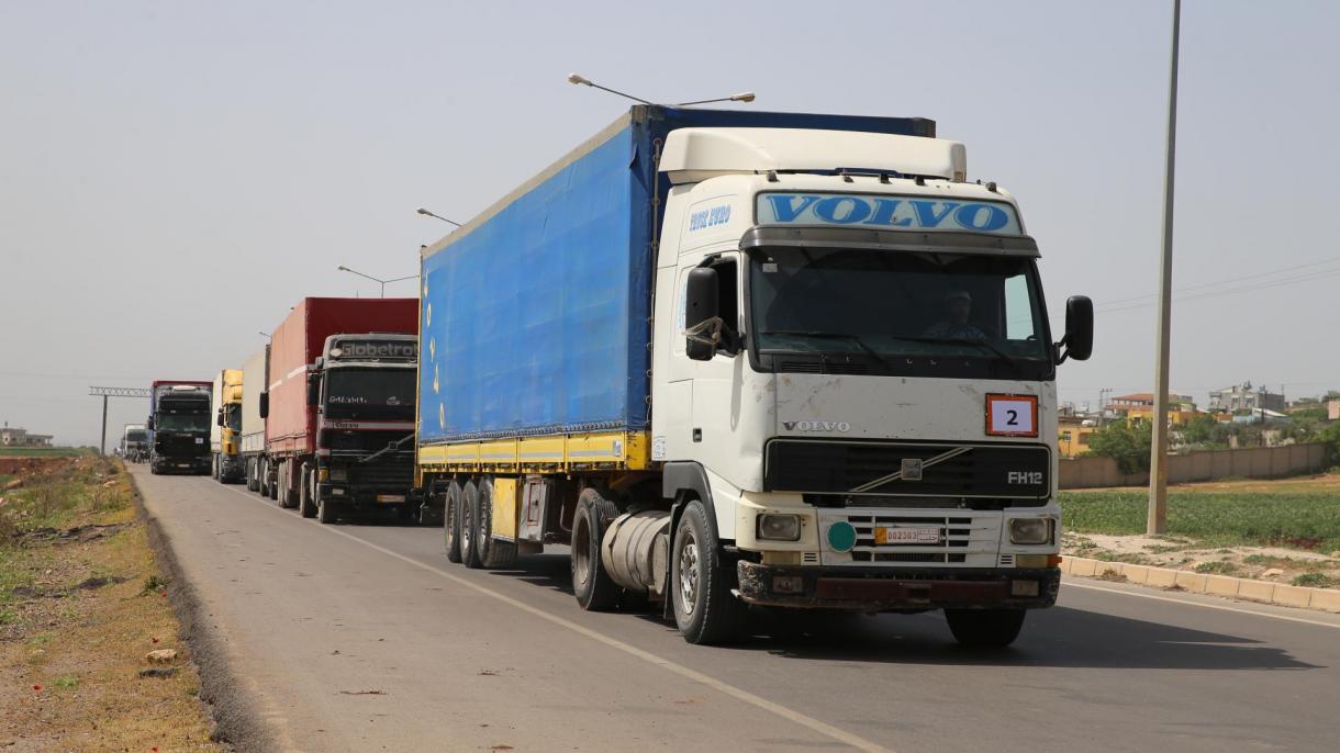 اعزام 73 کامیون حامل کمک‌های بشردوستانه سازمان ملل متحد به ادلب سوریه