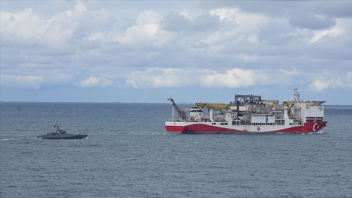 A Yavuz fúróhajó megérkezett Filyos kikötőjébe